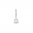 Silver Tear Drop Charm-1