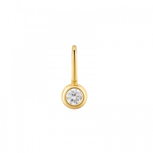 Gold Bezel Set Charm