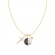 Gold Infinity Charm Necklace-1