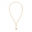 Gold Cosmic Charm Extender Necklace