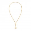Gold Cosmic Charm Extender Necklace-1