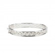 Sterling Silver Window to The Soul Hinged Bangle-1