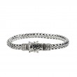 Sterling Silver Dragon Weave Eternity clasp Bracelet-1