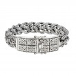 Sterling Silver Norse Forge Dragon Weave Bracelet-1