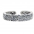 Sterling Silver Celtic Knot Bangle Large-1