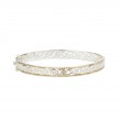 Sterling Silver 10k Diamond The Soul Bangle