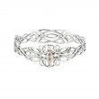 Sterling Silver 10k CZ Guardian Angel Bangle-1