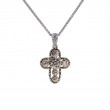 Sterling Silver 10k CZ Celtic Cross