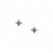 Sterling Silver Celestial Stud Earrings