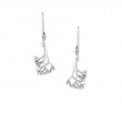 Sterling Silver Tree of Life Small Hook Earrings-1