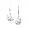 Sterling Silver Tree of Life Large Hook Earrings