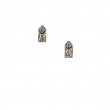 Sterling Silver 10k Window to The Soul Diamond (1.5mm) Post Earrings-1