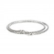 Sterling Silver Dragon Weave 3mm round Chain 28