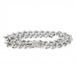 Sterling Silver Celtic Knot Curb Link chain 16-1