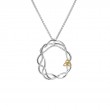 Sterling Silver 10k Infinity Knot Pendant
