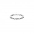 White Weave Knot Tulla Ring Narrow-1
