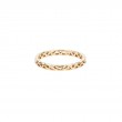 Yellow Weave Knot Tulla Ring Narrow-1