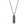 Sterling Silver Oxidized 10k Celtic Knotwork Keepsake Vial-1
