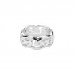 Sterling Silver Eternity Knot  Gowan Ring X-Wide