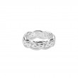 Sterling Silver Eternity Knot Ring Wide