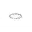 Sterling Silver Weave Knot Tulla Ring Narrow