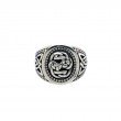 Sterling Silver Oxidized Path of Life Large Ring