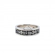 Sterling Silver Oxidized Viking Rune Narrow Ring-1