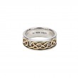 Sterling Silver Oxidized 10k Love Knot Belston Ring-1