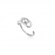 Silver Orb Claw Adjustable Ring-1
