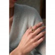 Gold Sparkle Wide Adjustable Ring-3