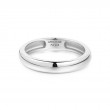 Silver Curve Dome Band-1