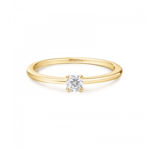 Gold Classic Slim Stacking Ring