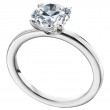 Platinum Solitaire Band