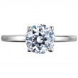 Platinum Solitaire Band