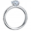 Round Engagement Ring