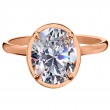 18 Karat Rose Gold Engagement Ring