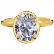 18 Karat Yellow Gold Engagement Ring