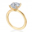 18 Karat Yellow Gold Engagement Ring-1