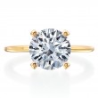 18 Karat Yellow Gold Engagement Ring