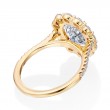 18 Karat Yellow Gold Engagement Ring-5