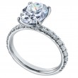Engagement Ring Features Venetian Pave Setting-1