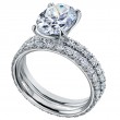 Engagement Ring Features Venetian Pave Setting-7
