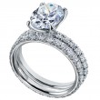 Engagement Ring Features Venetian Pave Setting