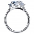 Three-Stone Platinum Engagement Ring