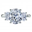 Three-Stone Platinum Engagement Ring-3