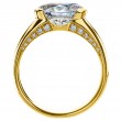 18 Karat Yellow Gold Engagement Ring