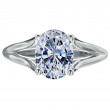Platinum Split Band Ring Features A Hidden Halo-3