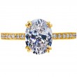 18 Karat Yellow Gold Vintage Engagement Ring