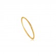 14KT GOLD FINE BAND NATURAL DIAMOND RING