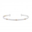 Lika Behar 3Mm Baby Stockholm Oval Open Bracelet-1